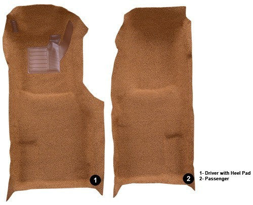 1969 Chevrolet Corvette Front with Pad & Toe Pad Flooring [Front]