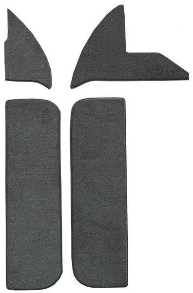 1972-1973 Dodge W300 Pickup Door & Kick Panel Inserts with Cardboard Flooring [Accessory Set]