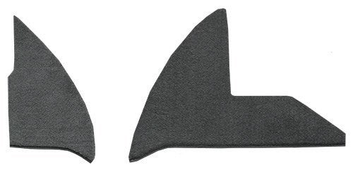 1986-1989 Dodge W150 Inserts with Cardboard Flooring [Kick Panel]