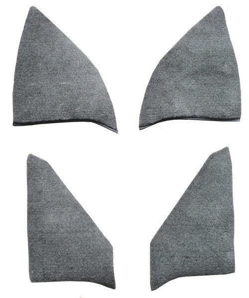 1975-1986 Chevrolet C30 Crew Cab Inserts without Cardboard Flooring [Kick Panel]