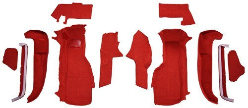 1990-1993 Chevrolet Corvette Front Set with Pad Flooring [Front]