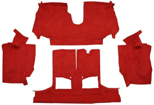 1992-1993 Chevrolet Corvette Convertible Rear with Pad 1 Door Latch Flooring [Rear Area]