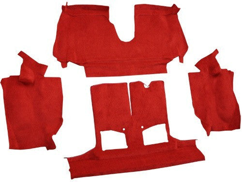1994-1996 Chevrolet Corvette Convertible Rear with Pad Flooring [Rear Area]