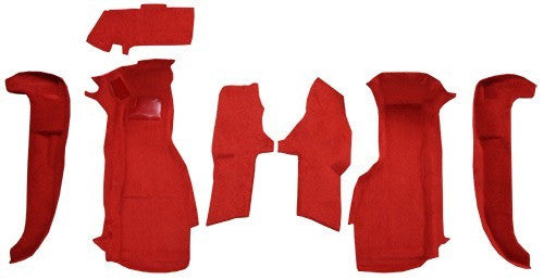 1994-1996 Chevrolet Corvette Front Set without Door Panels Flooring [Front]